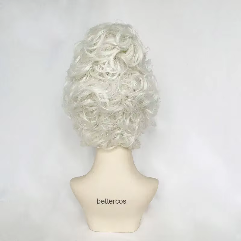 Perruque de Cosplay Marie Antoinette princesse moyenne bouclée perruques de cheveux résistants à la chaleur