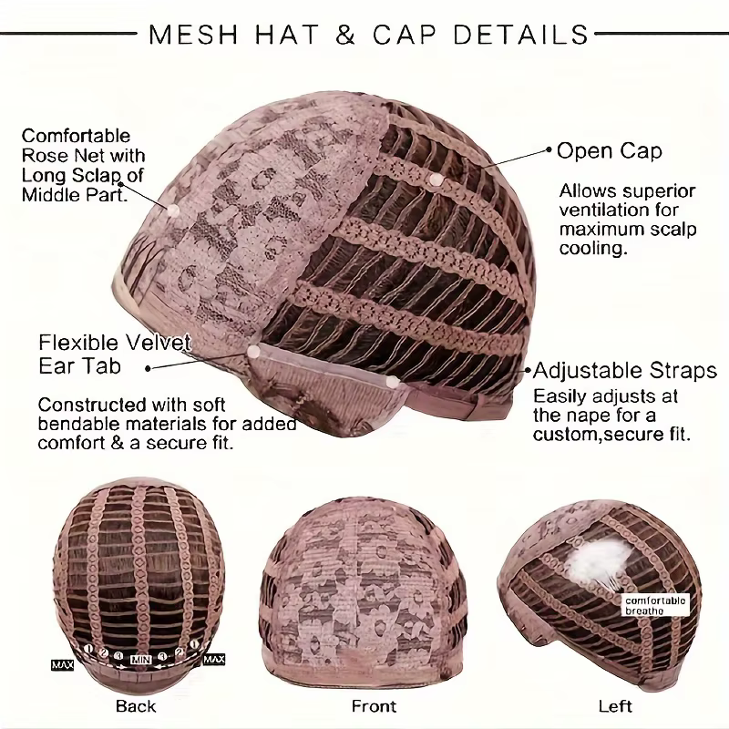 Perruque Bob ombrée – Cheveux synthétiques avec partie centrale pour cosplay