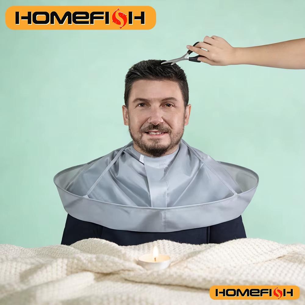 Cape de coiffure parapluie pour la coupe et la coloration des cheveux, pour hommes et femmes, fournitures de coiffure