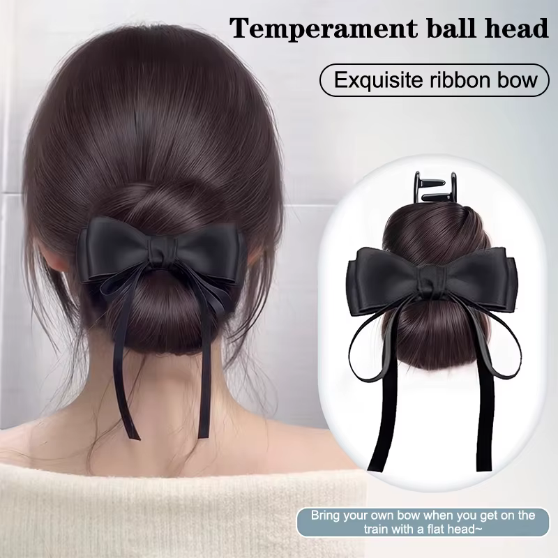 Postiche chignon en désordre Easy Updo ; Perruque droite à clipser pour femme ; Extension