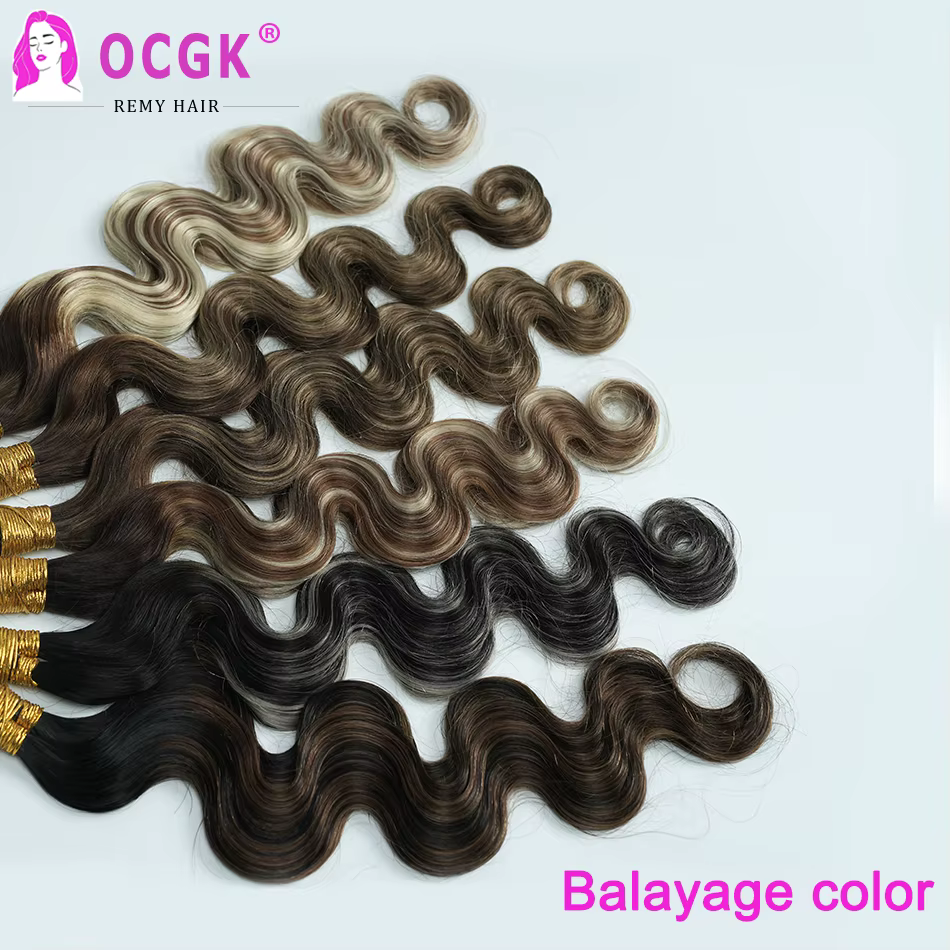 Extensions de cheveux naturels à la kératine