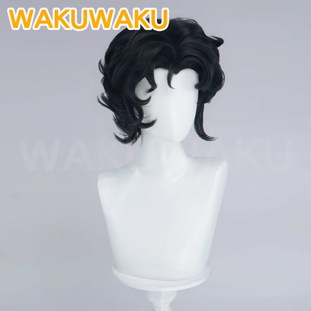 EN STOCK Perruque de cosplay Pierrot Harlequin Game WakuWaku pour homme