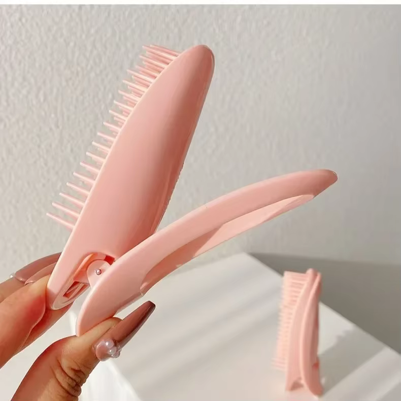 Épingle à cheveux moelleuse frangue à friser Clips 1/2 pièces racines
