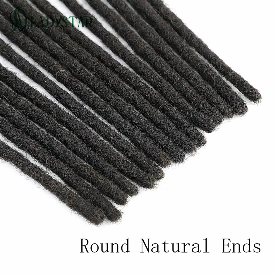 Extensions de dreadlocks de cheveux humains