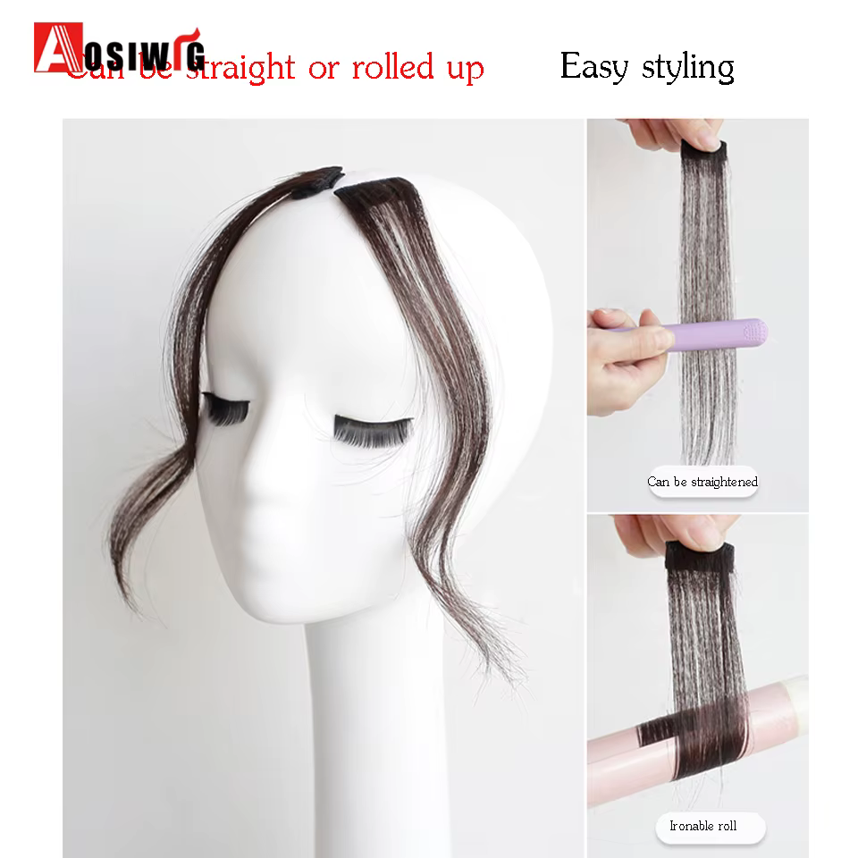Synthèse Frange Perruque Extensions de Cheveux