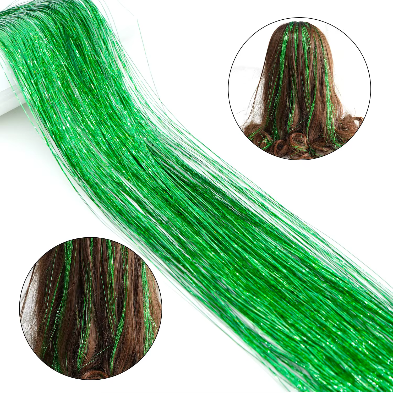 Extensions capillaires synthétiques à clips