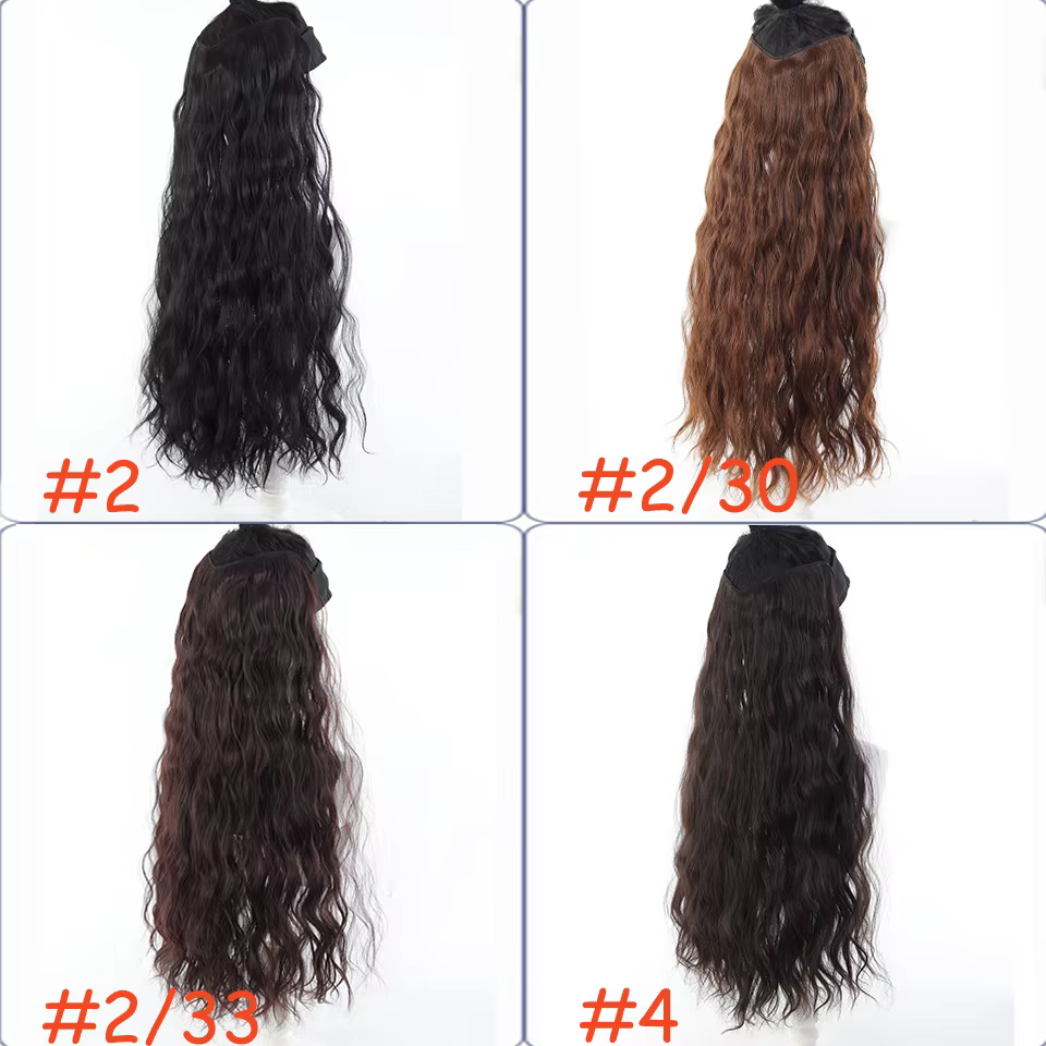 Extensions de cheveux synthétiques à clips