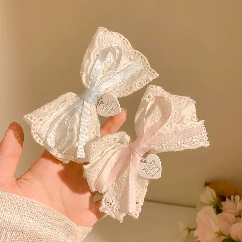 Pinces à cheveux en dentelle pour filles