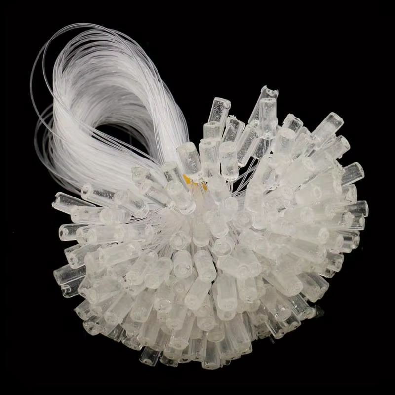 100 pièces de micro-anneaux transparents à boucle
