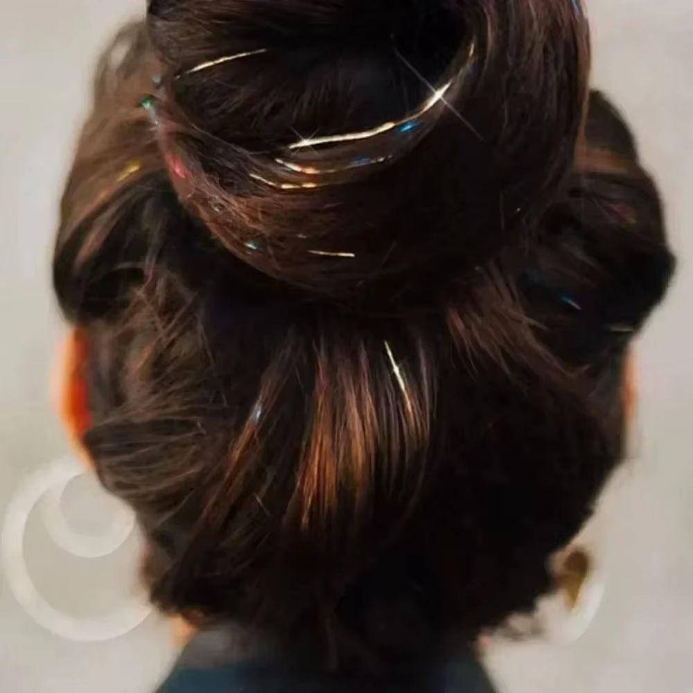 Extensions de cheveux à clipser unisexes