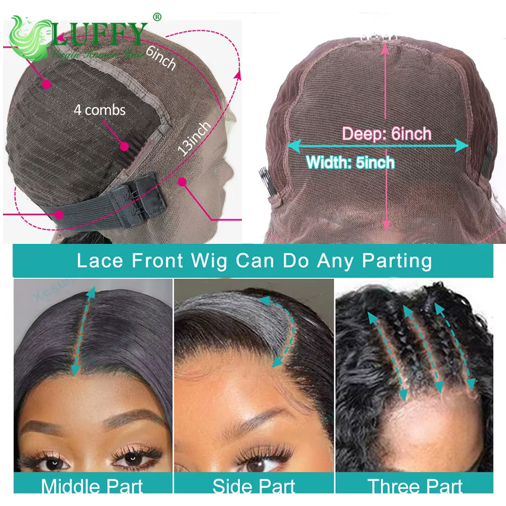 Perruques Full Lace Light Yaki avec Baby Hair