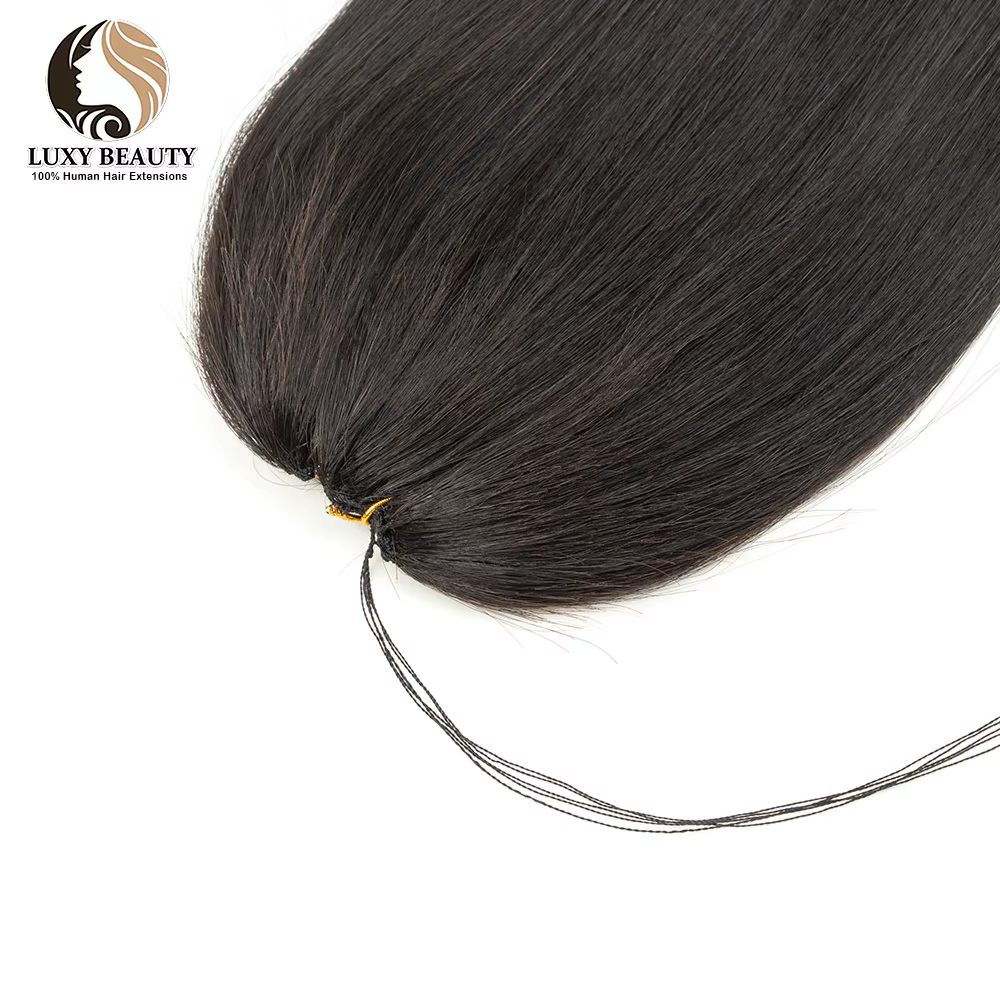 Extensions de Cheveux Humains avec Trame de Plumes