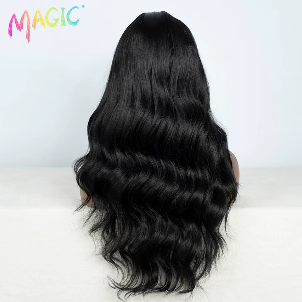 Magic-Perruque Lace Front Wig Body Wave synthétique pour femme