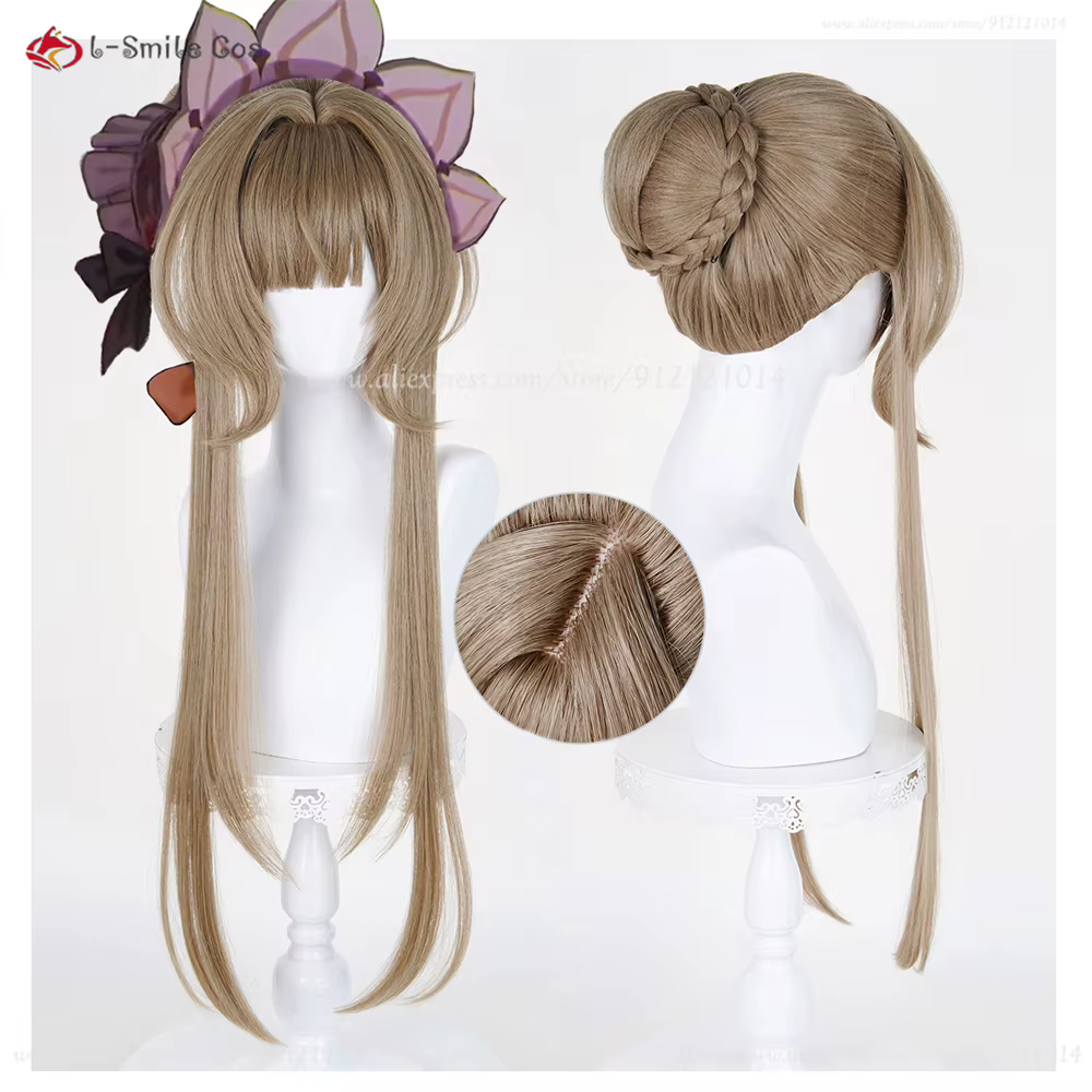 Perruque de Cosplay Marionette Sandrone