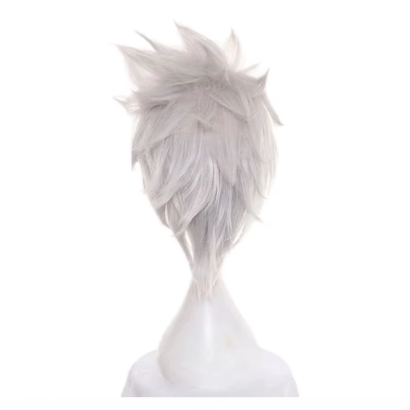 Perruque de cosplay courte synthétique pour anime Soul Evans