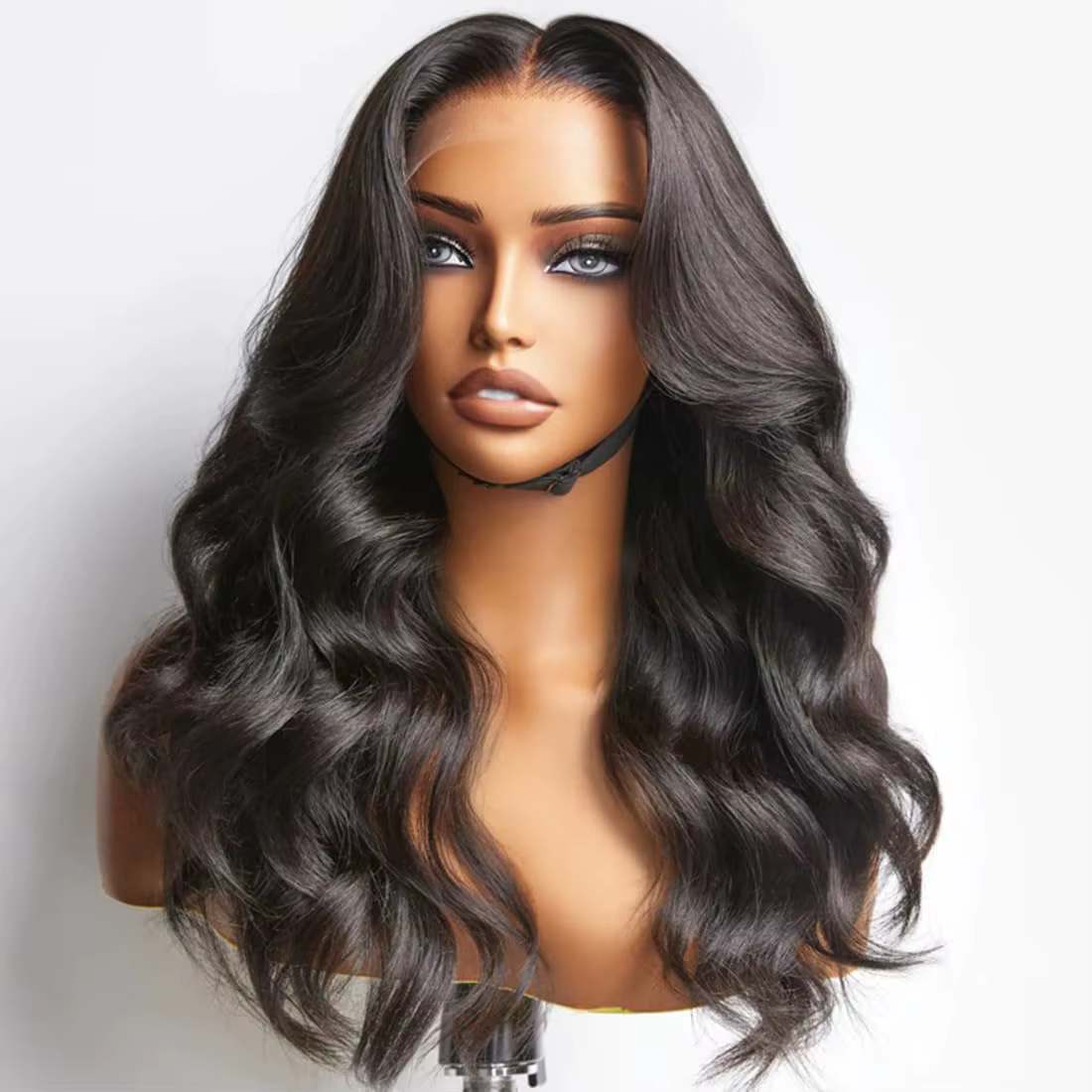 Cheveux brésiliens 5x5 haut en soie pleine dentelle perruque