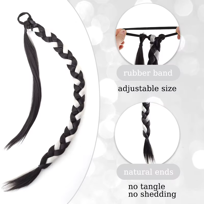 Extensions de cheveux tressés synthétiques