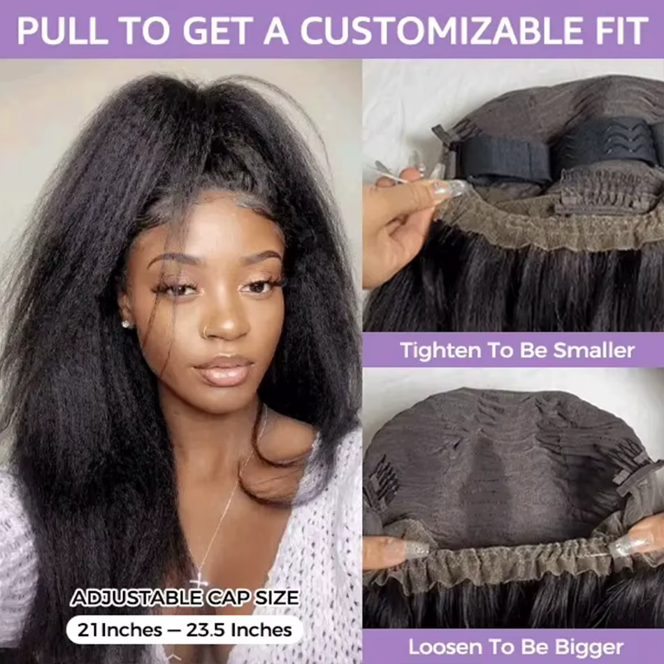 Perruque Lace Front Wig naturelle sans colle