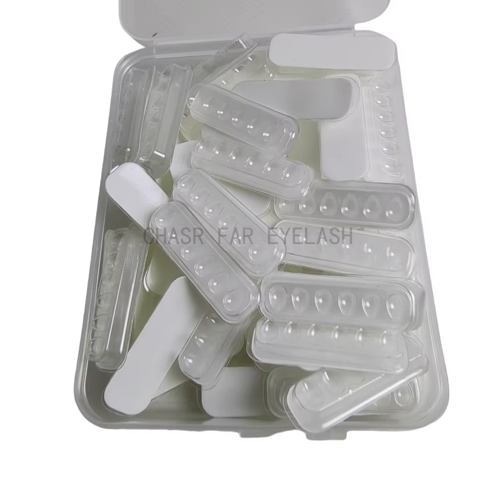 50 PIÈCES = 1 BOÎTE Plateau auto-adhésif pour extensions de cils