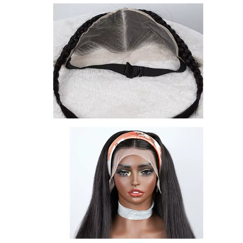 Extension de tresses frontales en dentelle de luxe 13x4