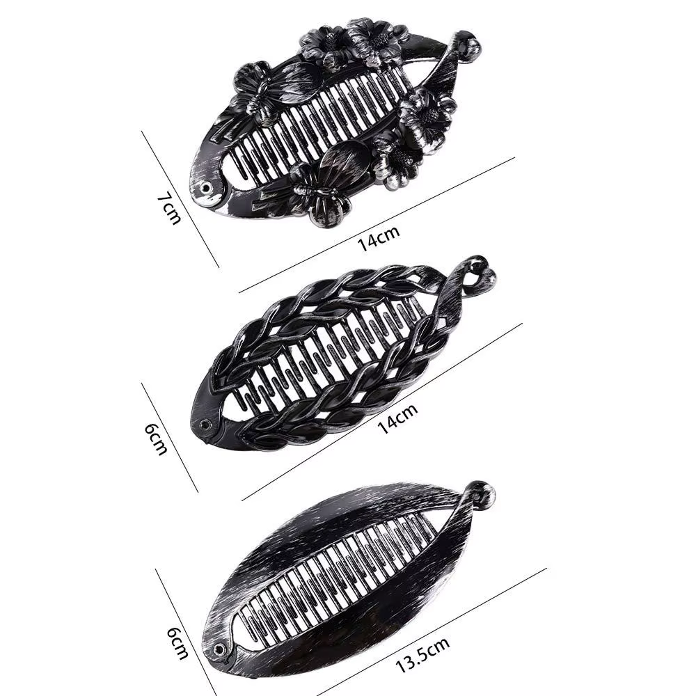 Barrettes à la mode, pinces banane