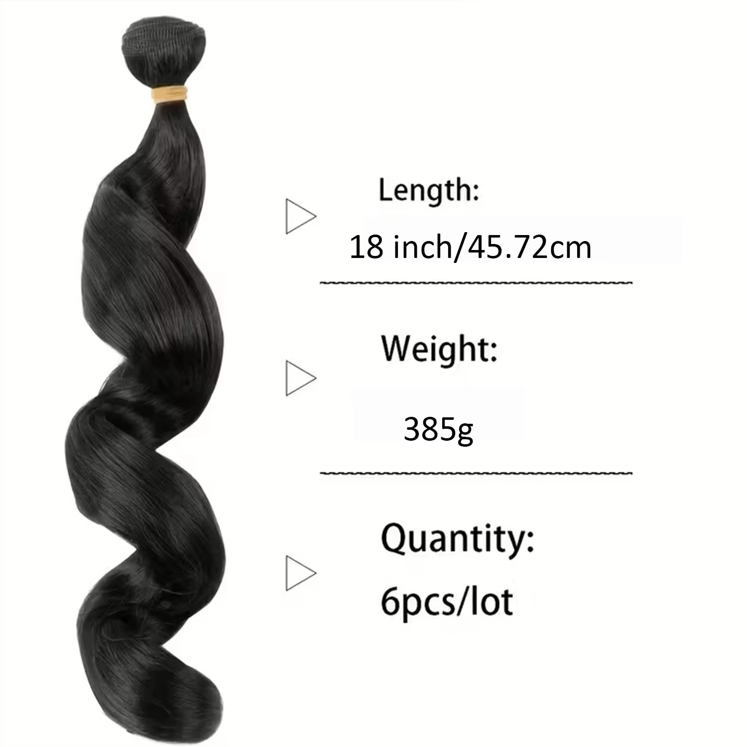 Belle Show Body Wave Hair Bundles pour femmes - Extensions de cheveux synthétiques