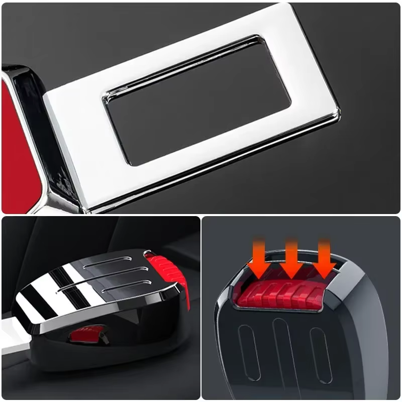 Extension de ceinture de sécurité pour voiture, clip d'extension de ceinture de sécurité avec emblème pour VW GTI Polo Passat B5 B6 B7 T4 T5 Golf 4 5 6 Tiguan Jetta