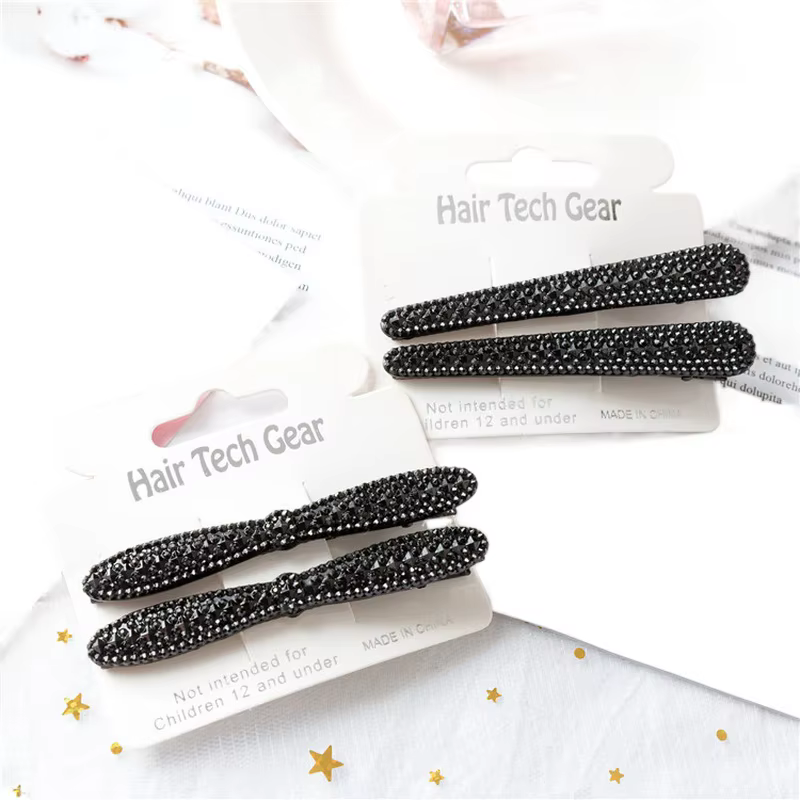 Épingles à cheveux en cristal Bling pour femmes et filles