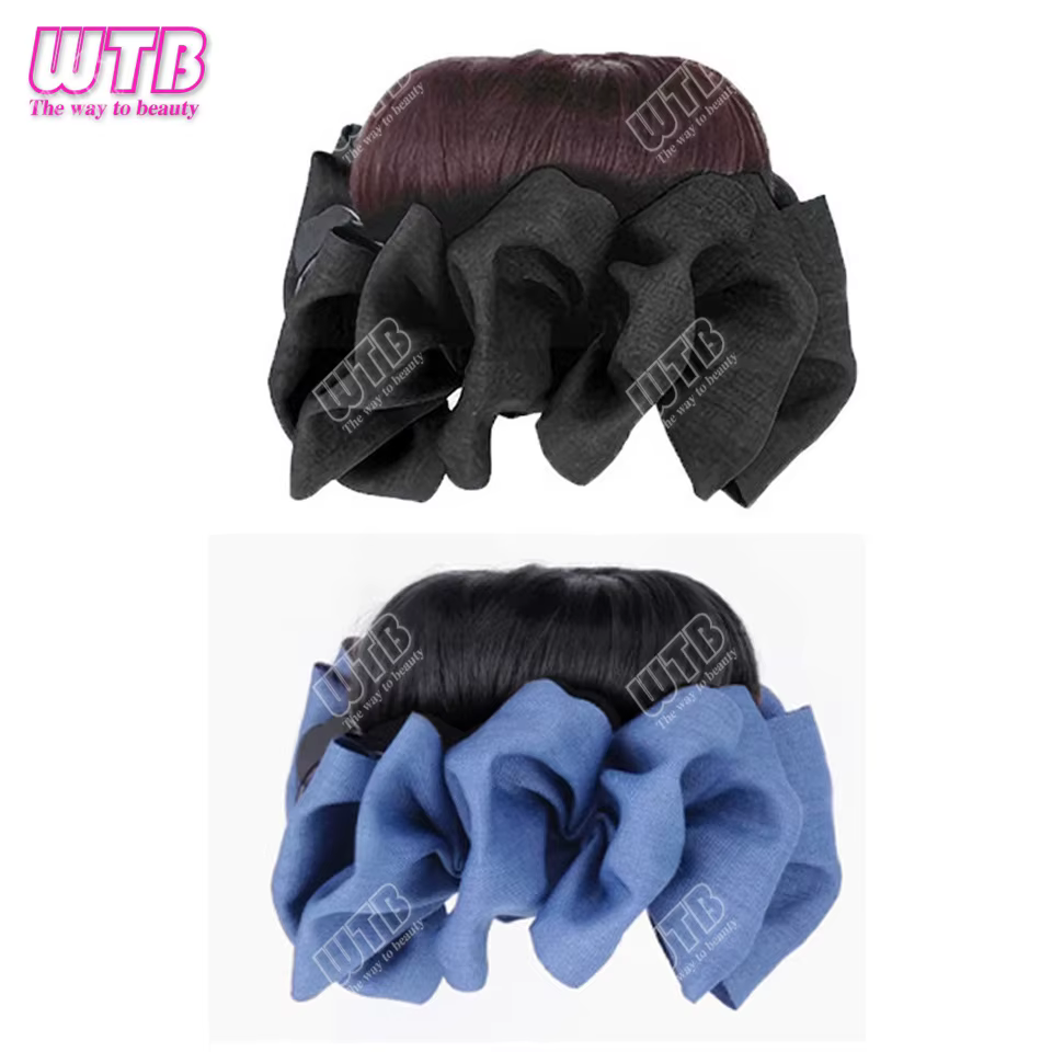 Nouvelle mode femmes chignon synthétique avec accessoires de cheveux pince à saisir Maruko tête perruque