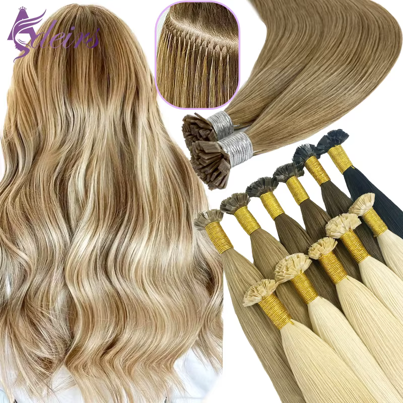 Extensions de Cheveux à Pointe Plate de Haute Qualité