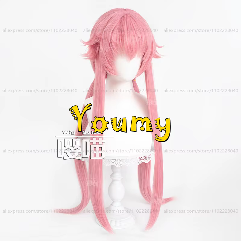 Gasai YLOT-Perruque Cosplay Anime pour Femme