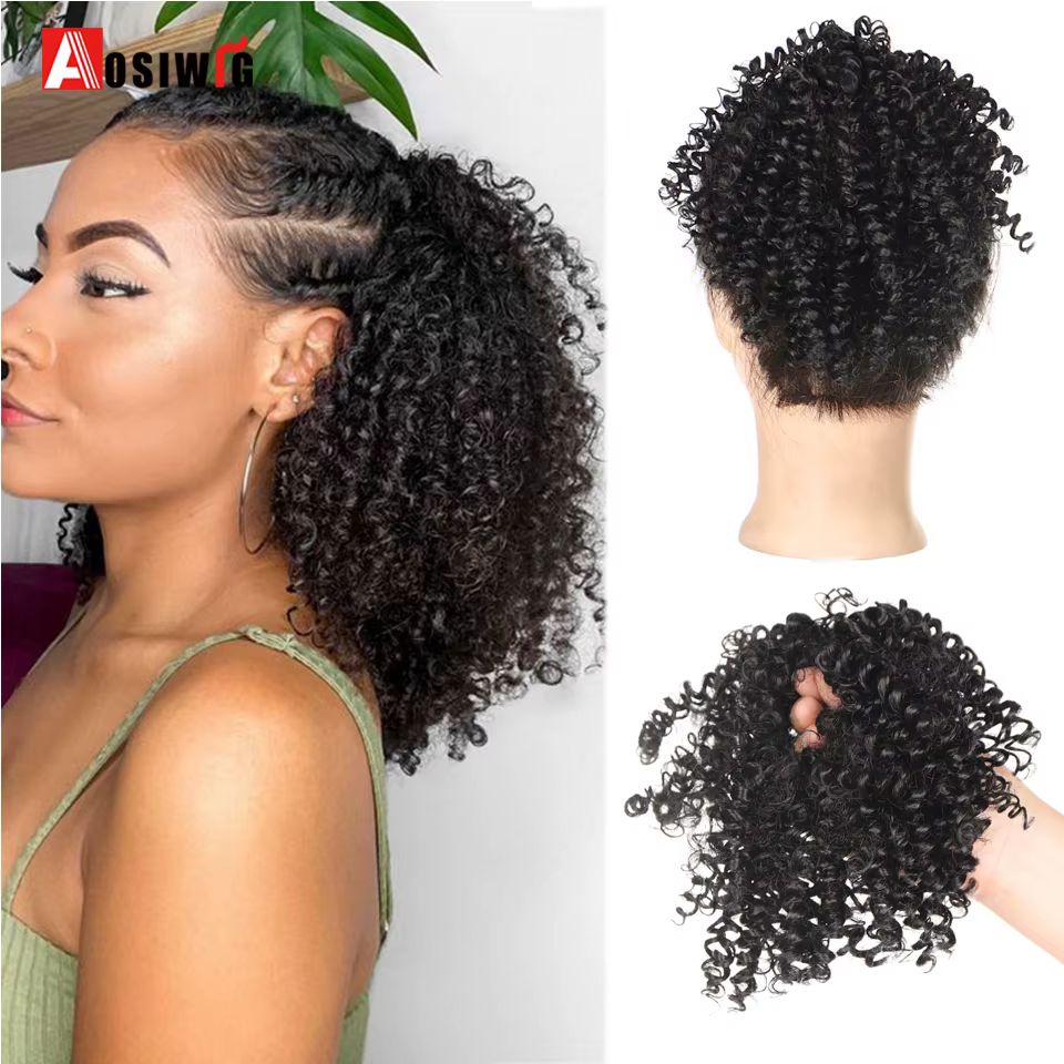 Extensions capillaires synthétiques pour femmes
