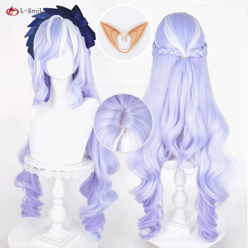 ZZZ Mockingbird Vivian Cosplay perruque 95 cm violet blanc perruques pour femmes