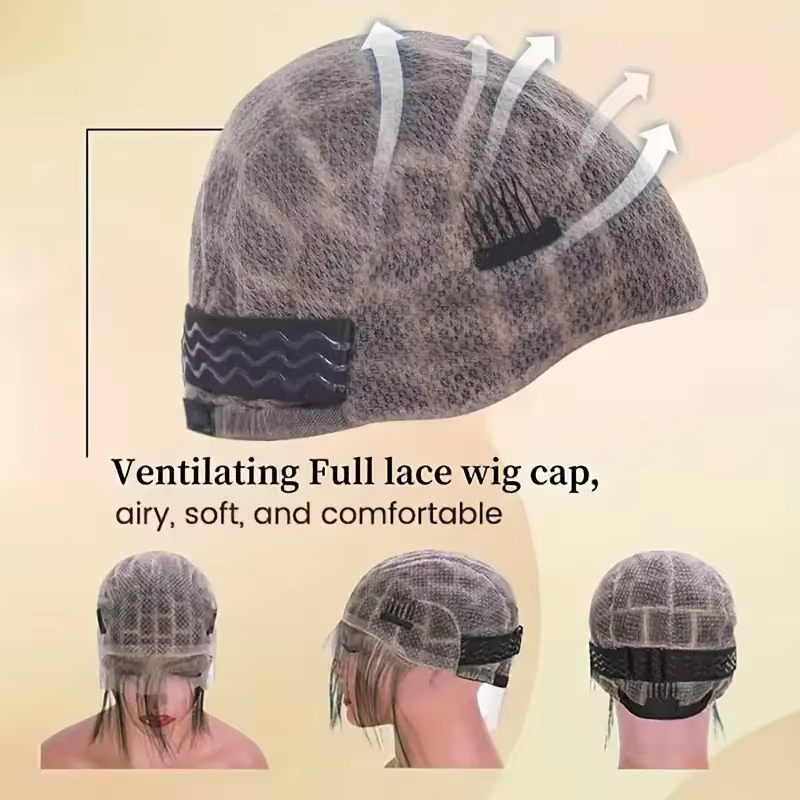 Bonnet perruque Bonnet en dentelle ultraviolette tressée pour femme