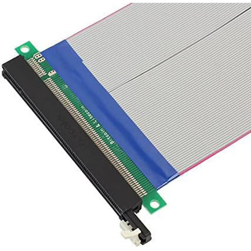 NOUVEAU Câble d'extension flexible PCI-E PCI Express 16X pour boîtiers 1U 2U de petite taille