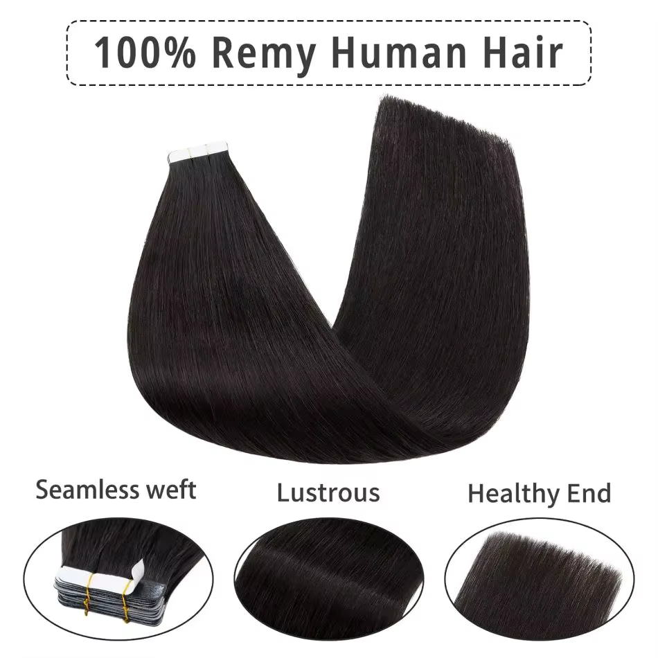 Bande dans les extensions de cheveux