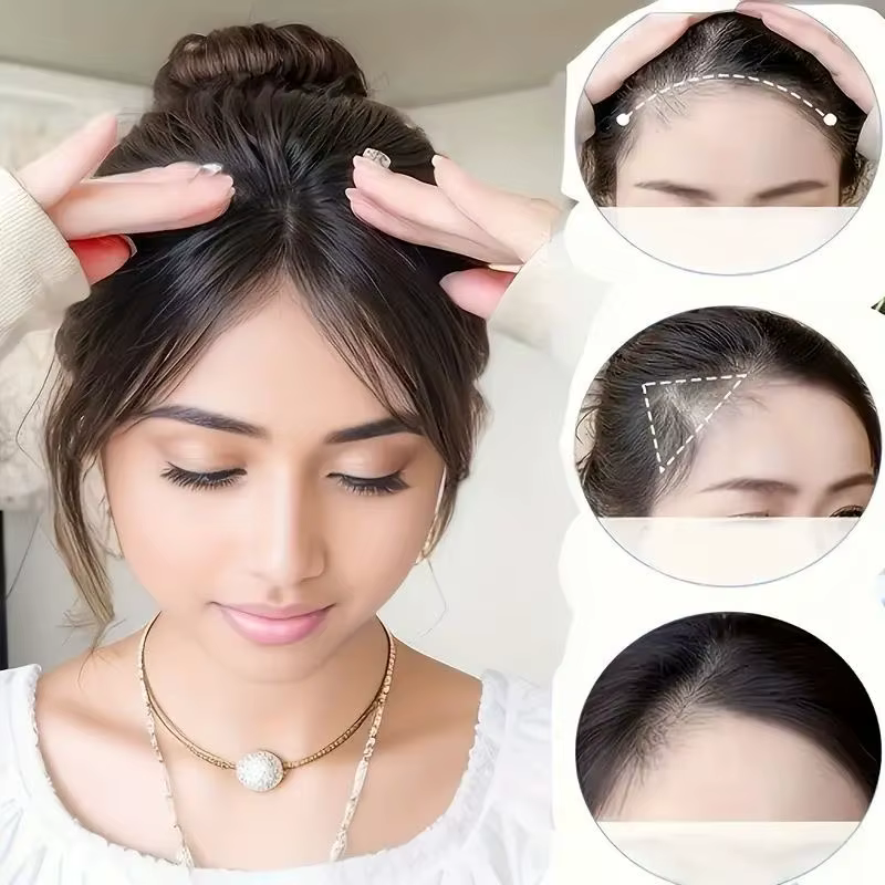 1 paquet de postiche bang pour femme