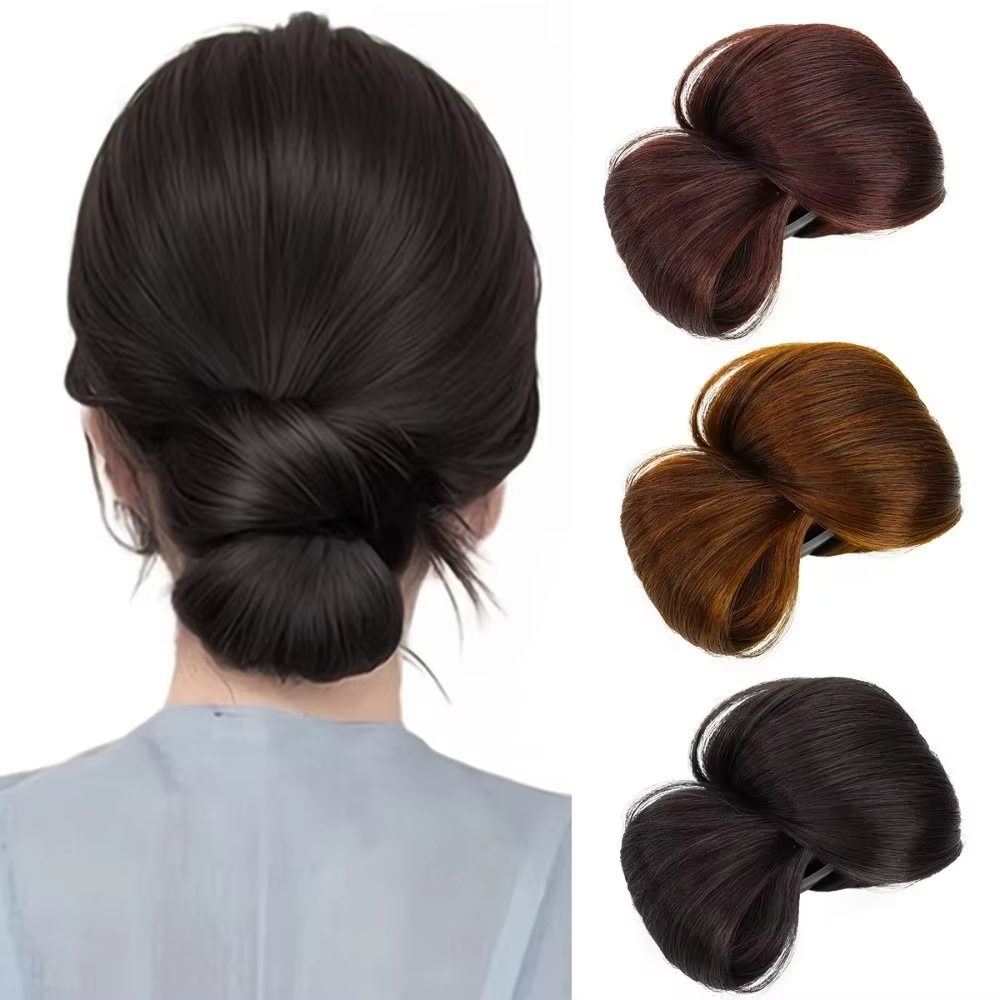 Chignon synthétique élégant à clipser