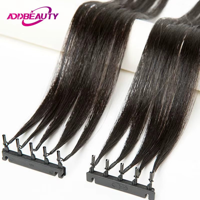 Extensions de cheveux humains 6D