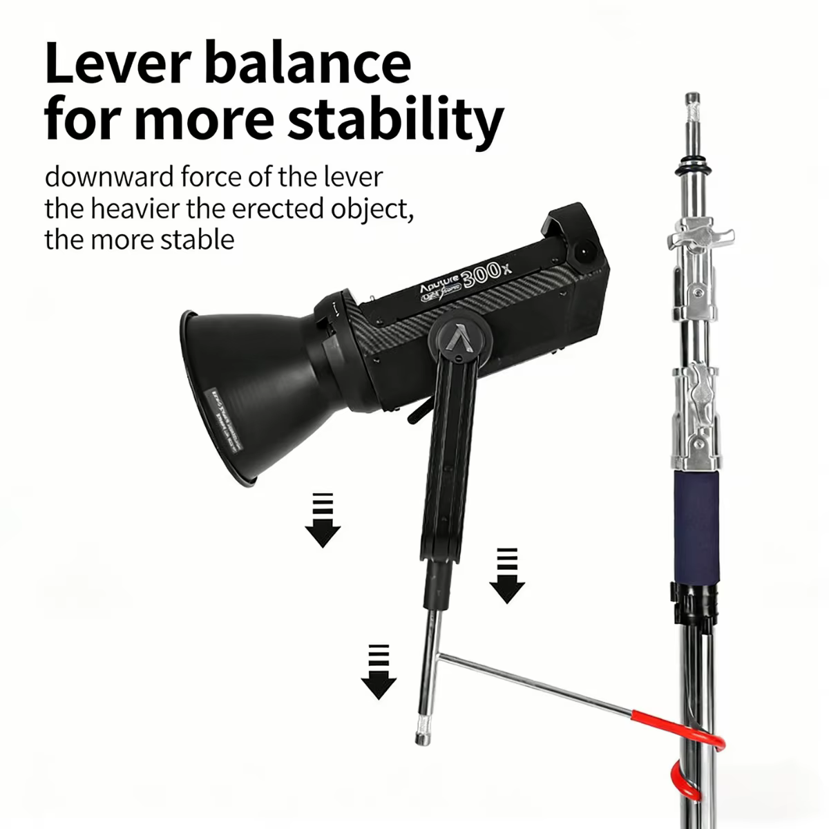 Meking H-1731 adaptateur tige d'extension C support magique jambe rallonge pôle extérieur