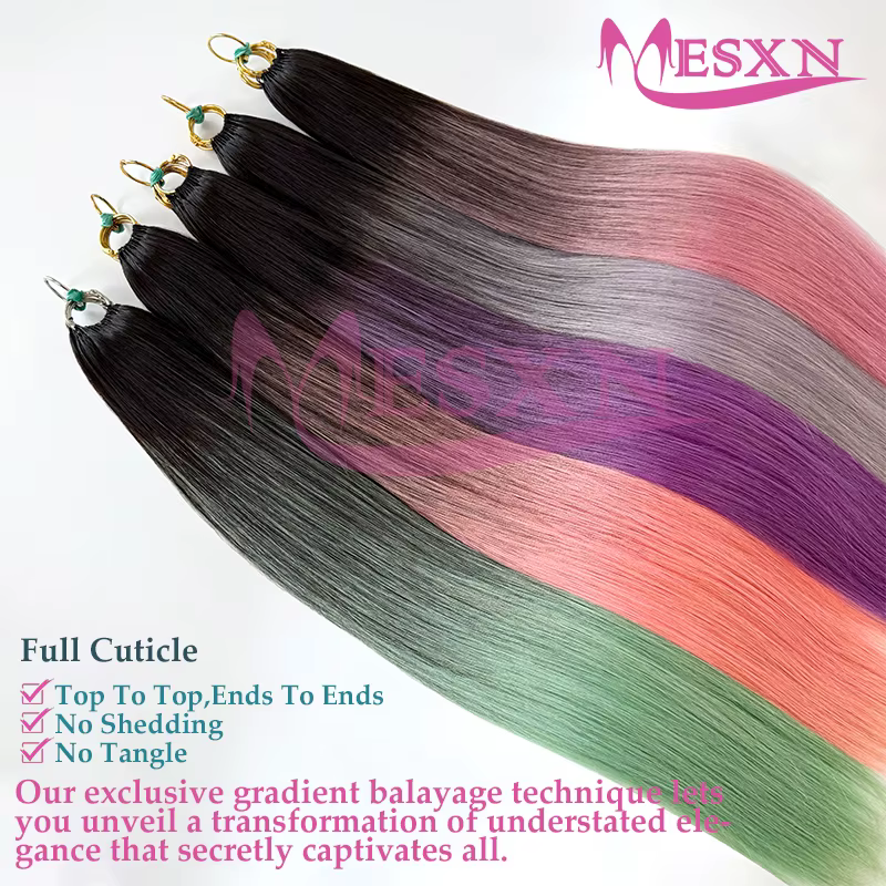 Nouvelles extensions de cheveux en plumes naturel 100% vrais