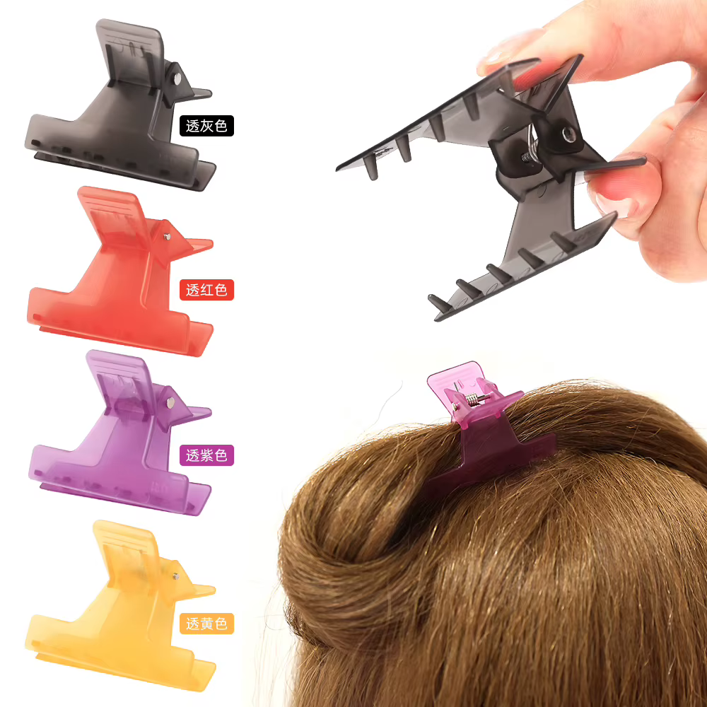 Pinces à cheveux en cristal pour salon de coiffure