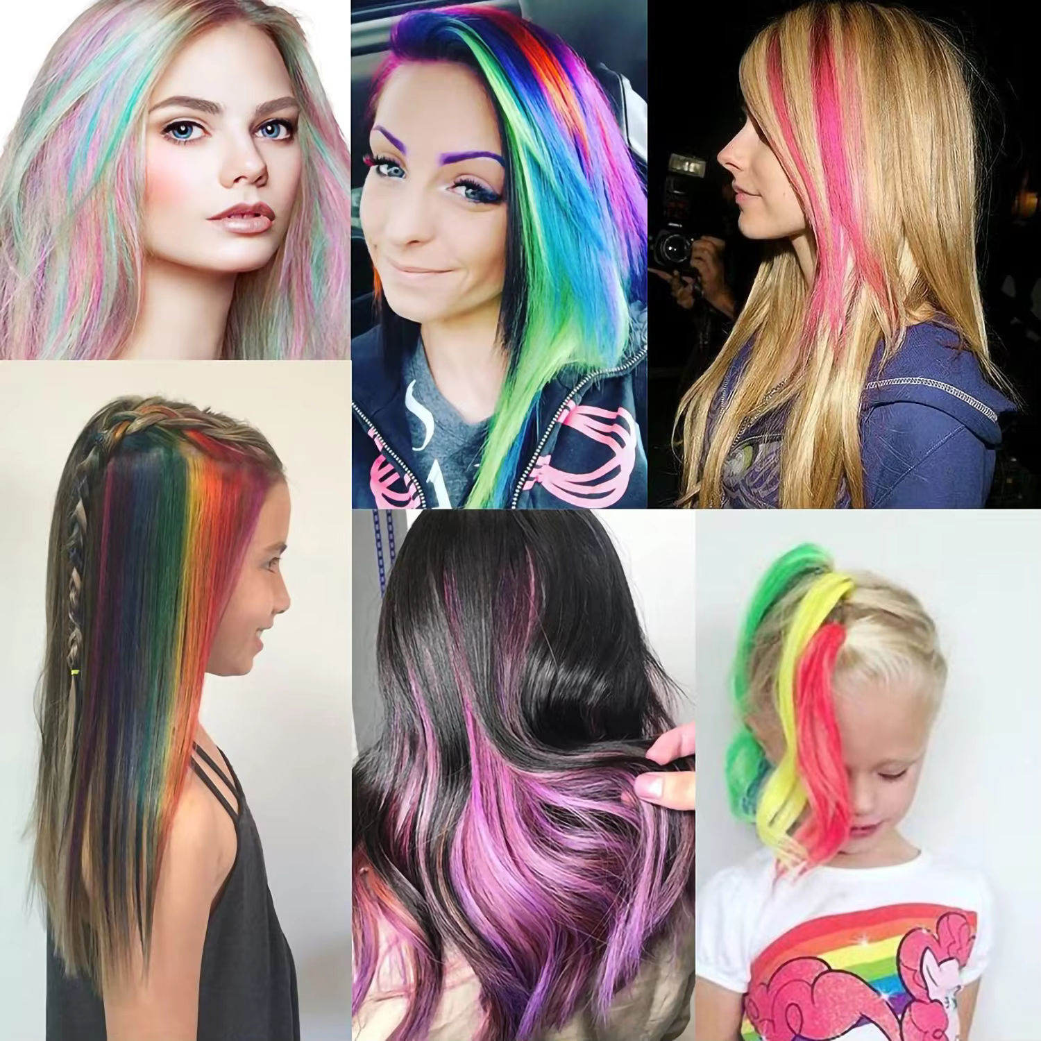 Extensions capillaires synthétiques lisses de 20 pouces