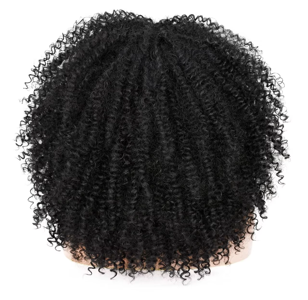 Perruque Afro bouclée crépue avec frange pour femmes noires