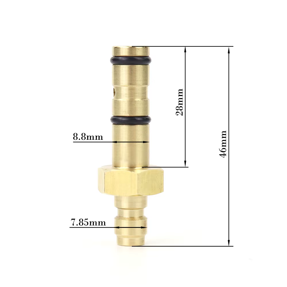 Raccord de remplissage pour sonde de gonflage Evanix Logun Webley FX Hatsan avec connecteur rapide