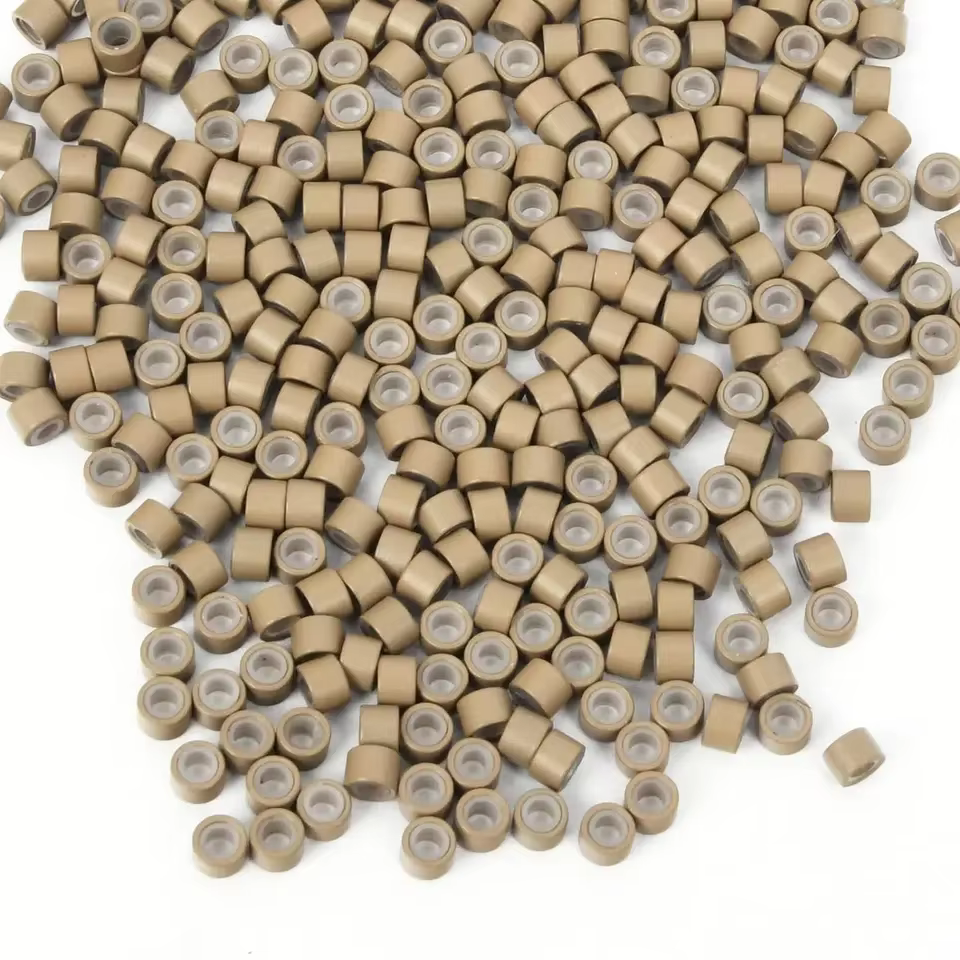 10000 pièces/sac 5mm Micro anneau perles Extensions de cheveux outils