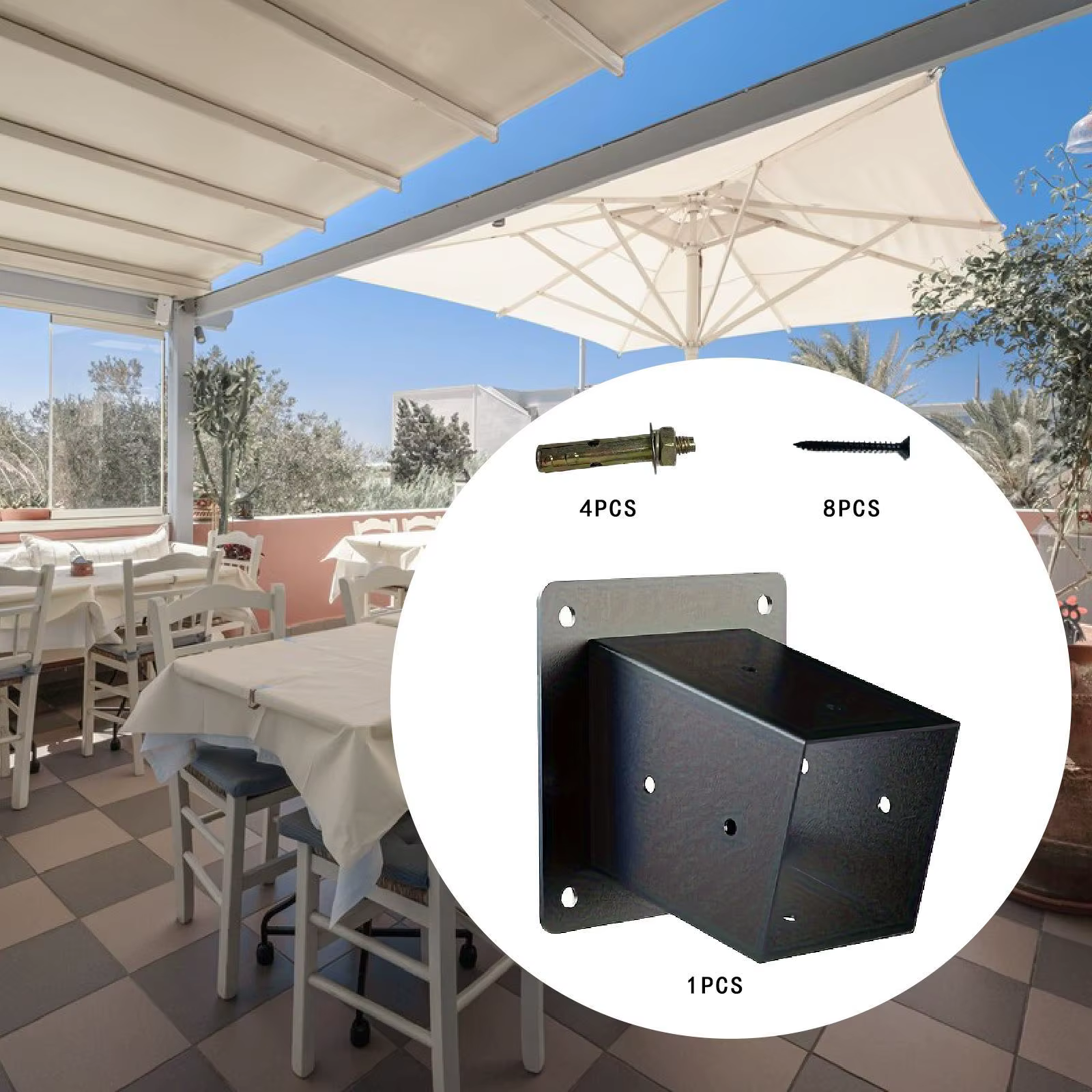 Support de tonnelle de toit incliné à 15 degrés, menuiserie, support de gazébo en bois pour parc, Patio, zones de divertissement, cabine en rondins, cour