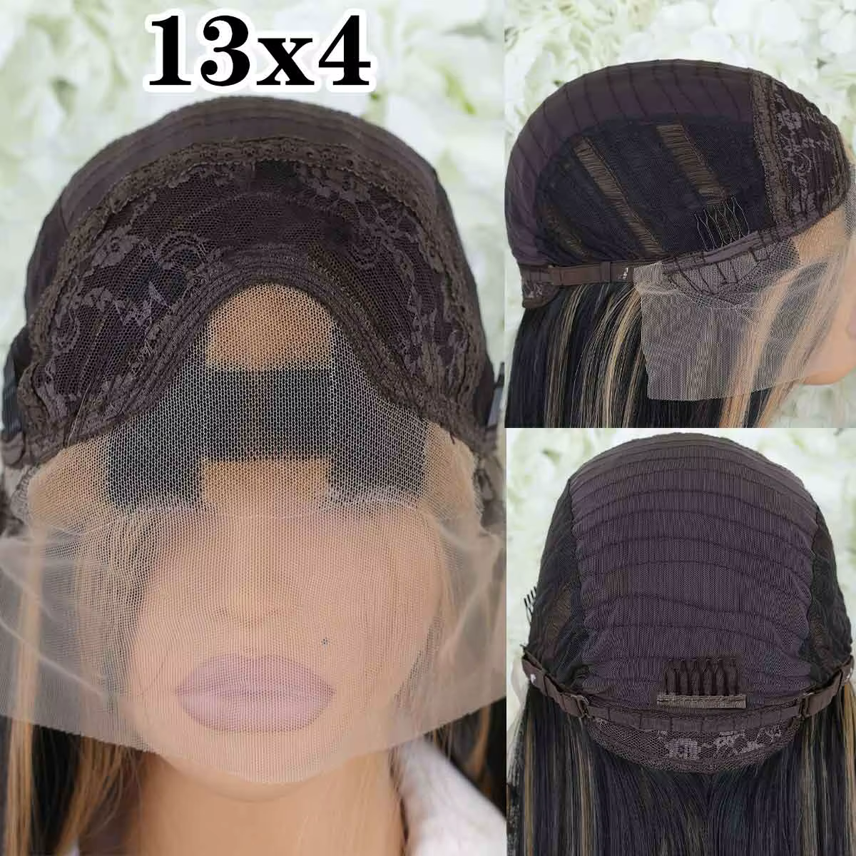 Perruque Lace Front Synthétique 13X4