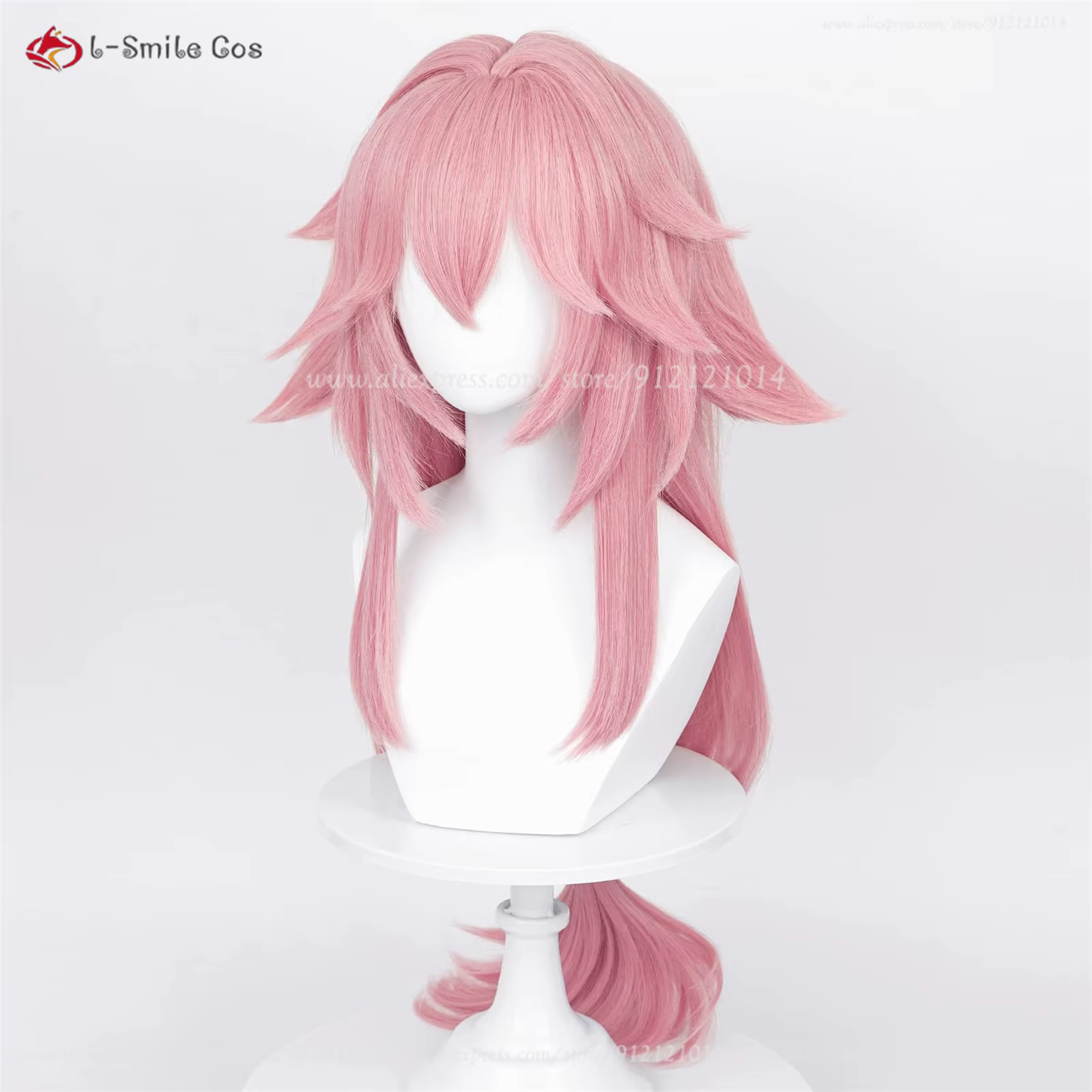 Perruque de Cosplay Anime Yae Miko de haute qualité