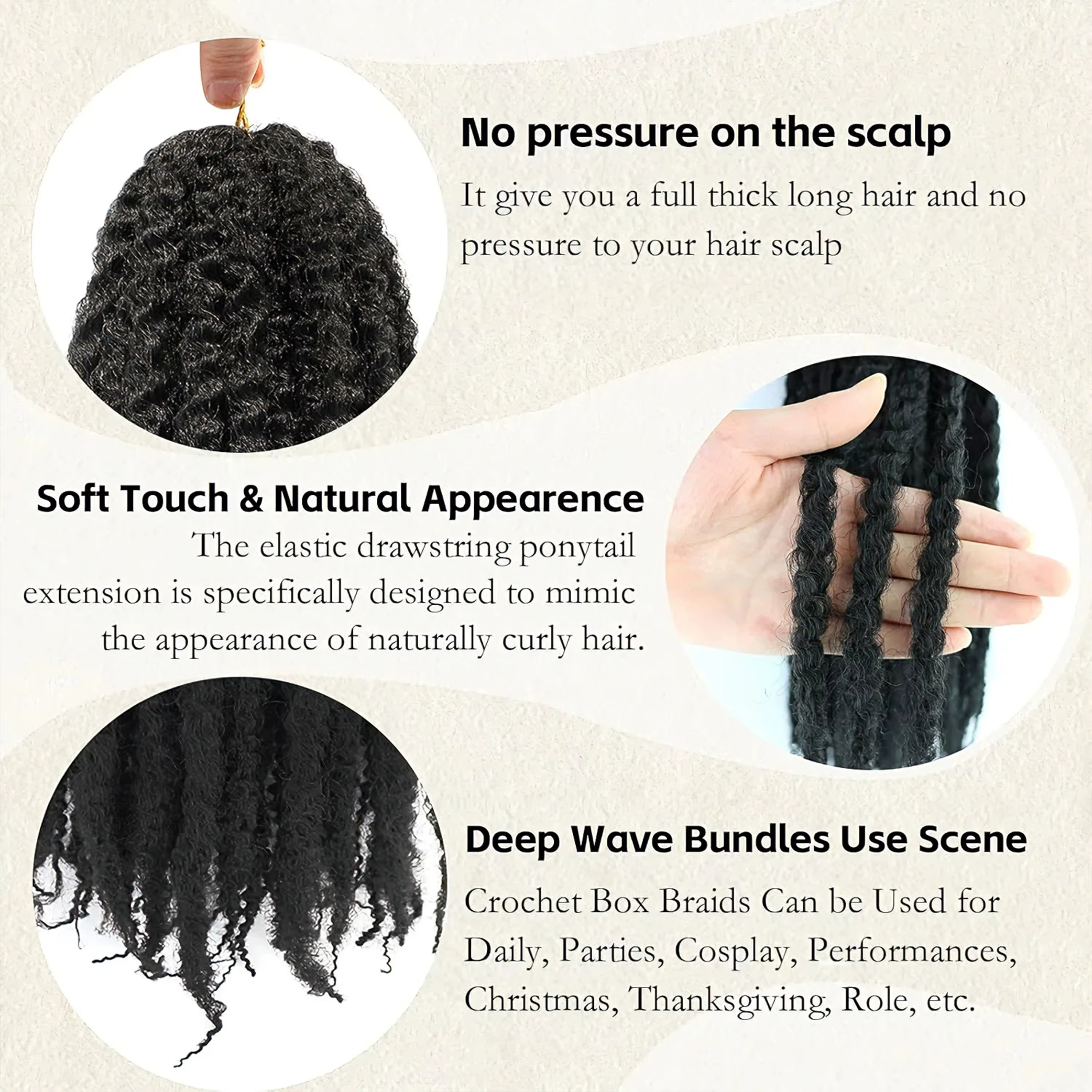 Marley Twist tressage cheveux 18 pouces de Long torsion cubaine